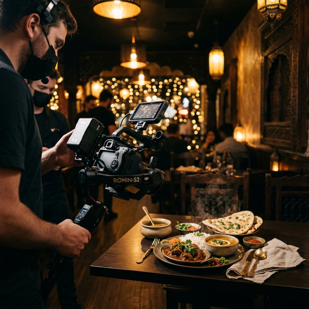 The Spice Room cinematic brand shoot