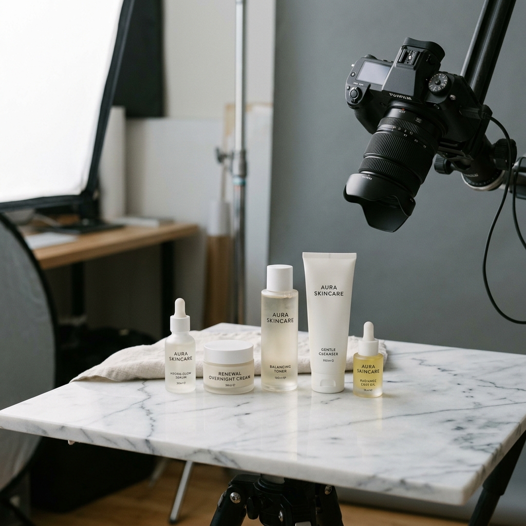Skincare product campaign